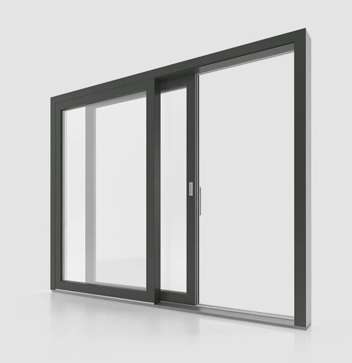 Lift and Slide Door Aluminum Clad